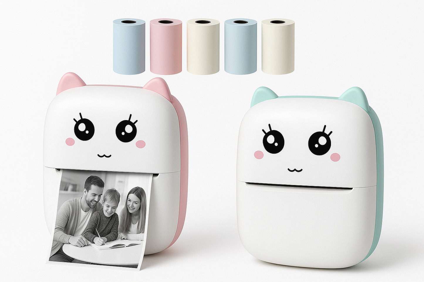 PrintiCat™ – Mini Wireless Pocket Thermal Printer (58mm)