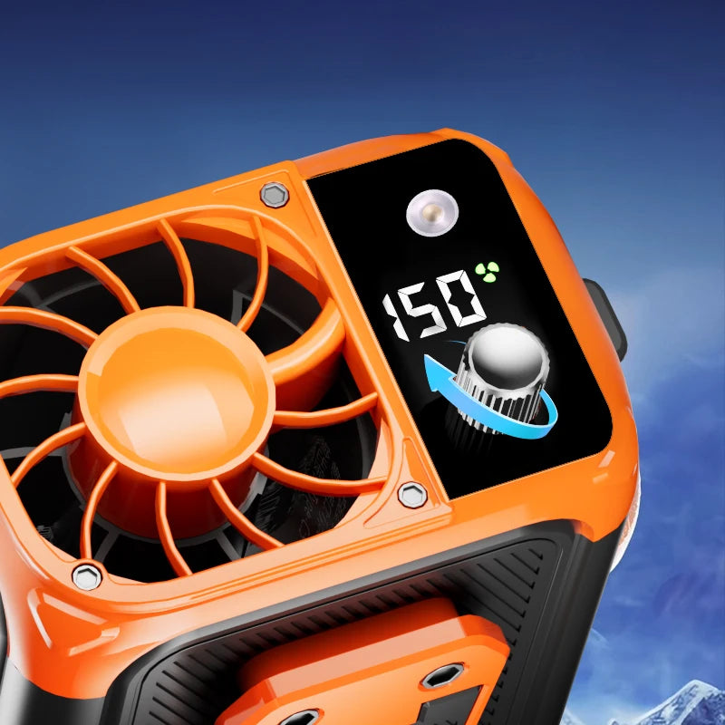 CoolGo Neck Fan – Portable 4-in-1 Bladeless Breeze & Power Bank