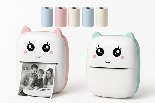 PrintiCat™ – Mini Wireless Pocket Thermal Printer (58mm)