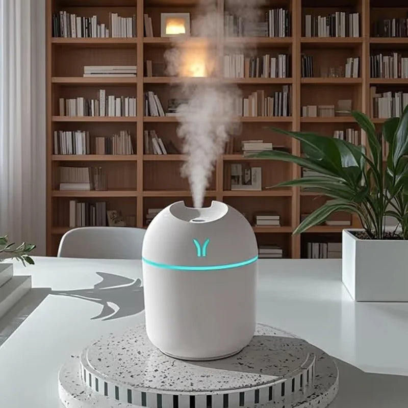AeroMist™ Compact Portable Humidifier & Essential Oil Diffuser – Professional-Quality Moisture for Home & Travel