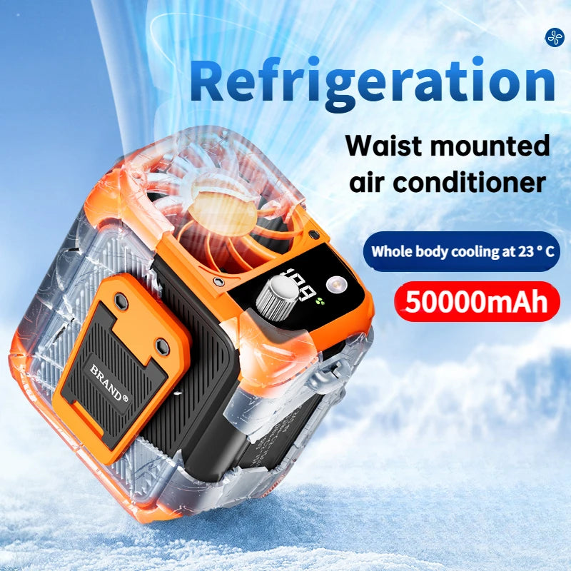CoolGo Neck Fan – Portable 4-in-1 Bladeless Breeze & Power Bank