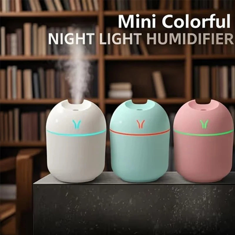 AeroMist™ Compact Portable Humidifier & Essential Oil Diffuser – Professional-Quality Moisture for Home & Travel